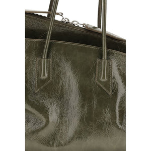 The Attico Bicolor Calf Leather Bos Taurus Schultertasche