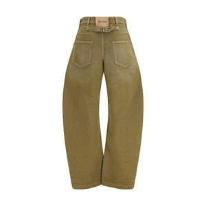 The Attico Braune Baumwolljeans Denim