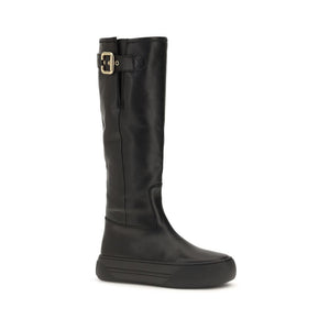 Chloé Schwarze Bos Taurus Kalbsleder Chelsea Boots