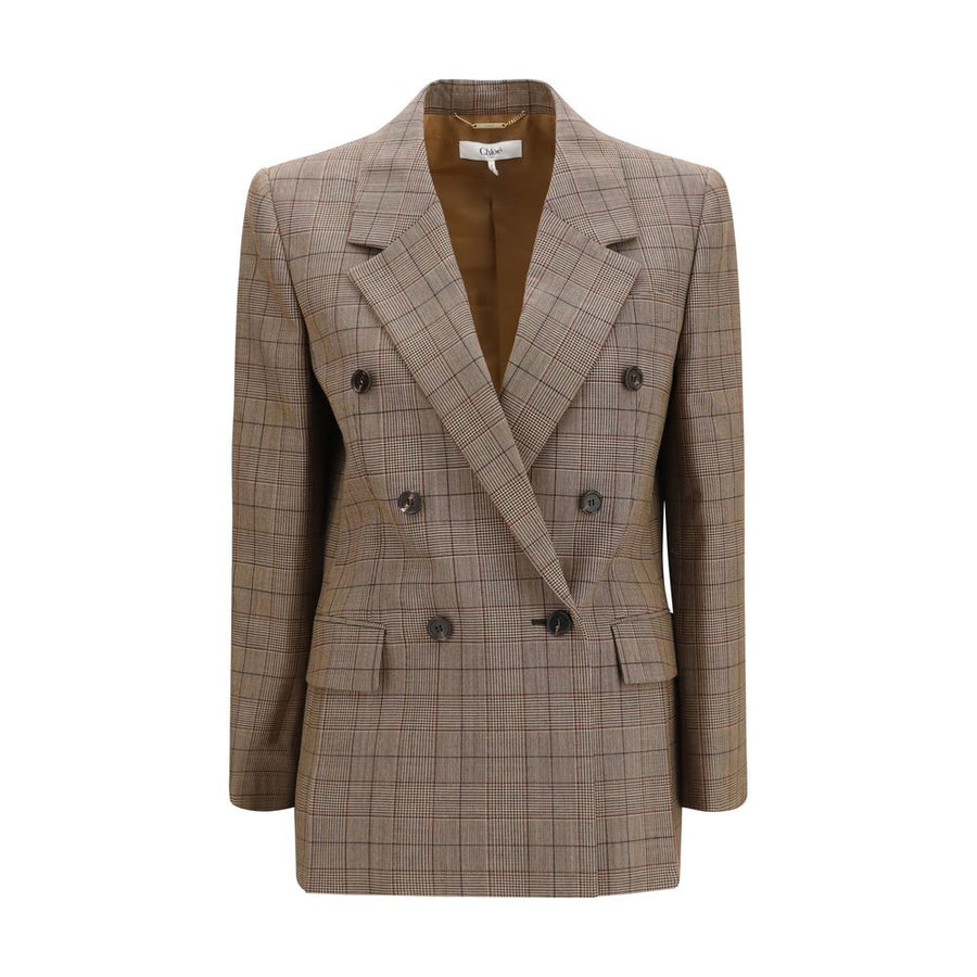 Chloé Beige Woll-Blazer Oves Aries