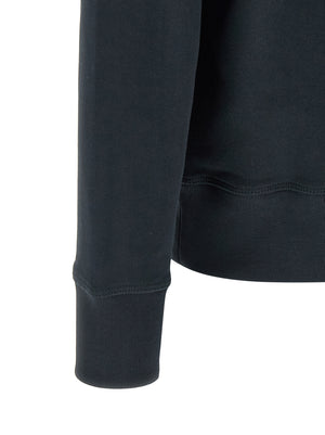Moncler Grenoble Blauer Baumwoll-Sweatshirt