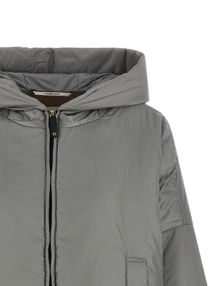 Max Mara Graue Shell-Jacke aus Polyester