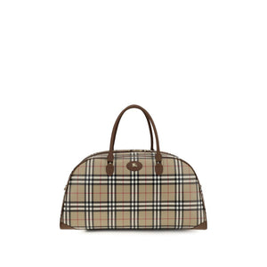 Burberry Beige Cotton Shoulder Bag