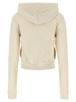 Off-White Beige Baumwoll-Sweatshirt