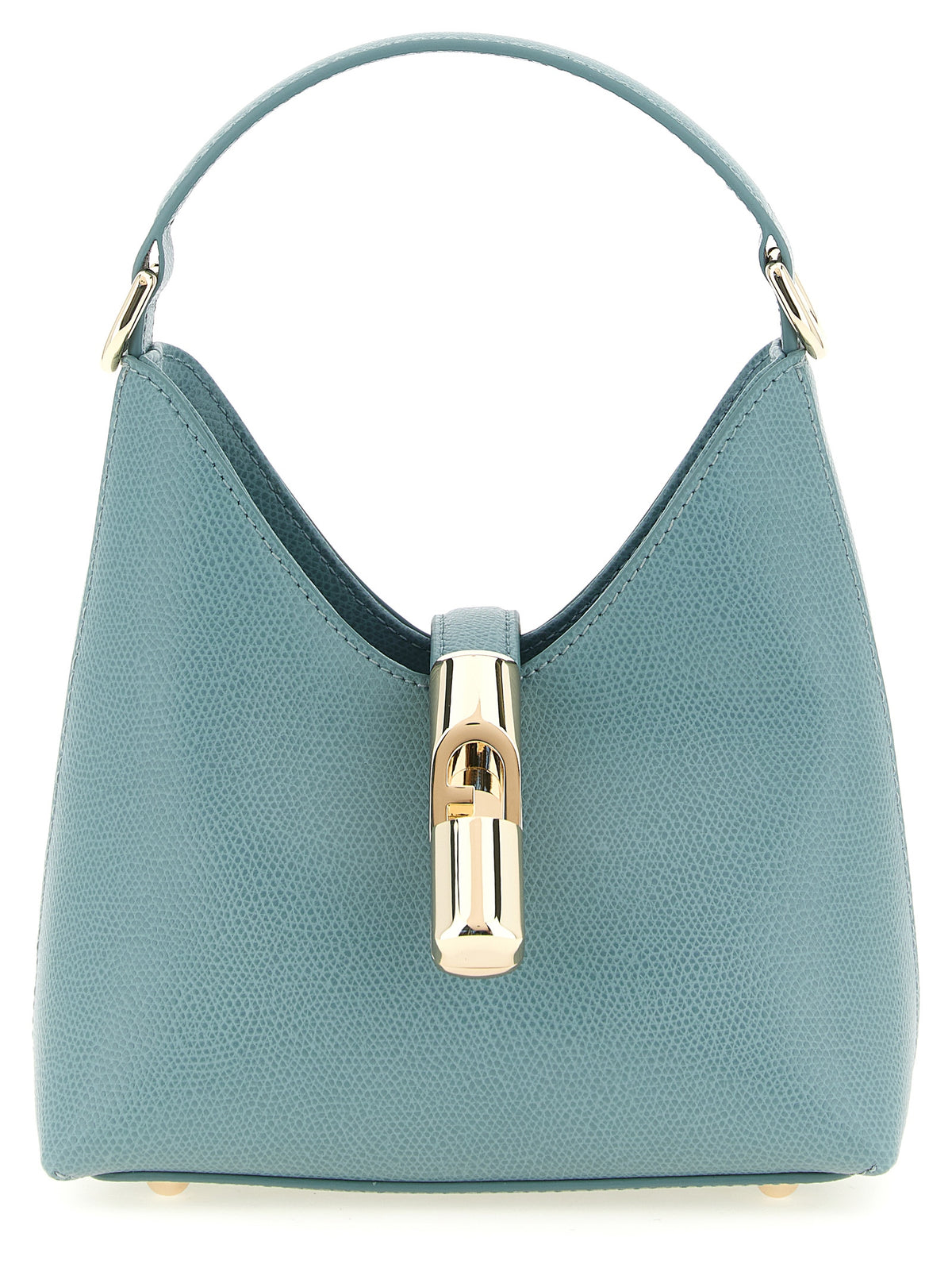 Furla Handtasche aus blauem Kalbsleder