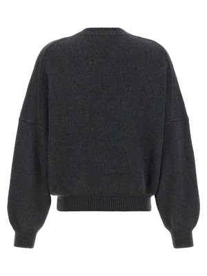 Khaite Grauer Kaschmir-Strickjacke