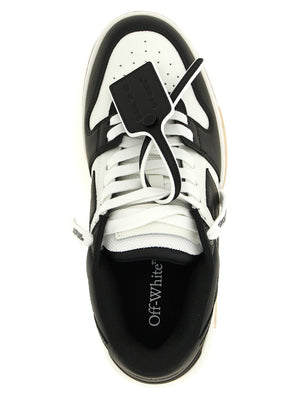 Off-White Bicolor Calfskin Low Top Sneakers