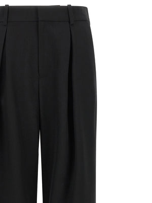MM6 Maison Margiela Schwarze Freizeithose aus Polyester