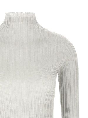 Fabiana Filippi Grauer Cardigan aus Viskose