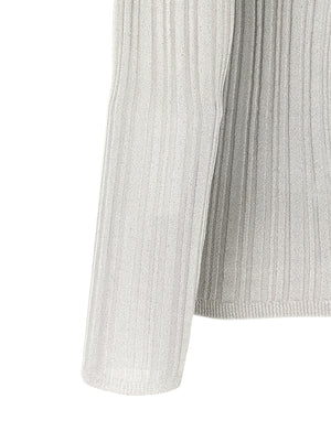 Fabiana Filippi Grauer Cardigan aus Viskose