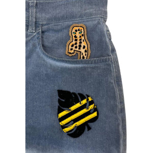 Mr&Mrs Italy Blaue Baumwolle Frauen Shorts