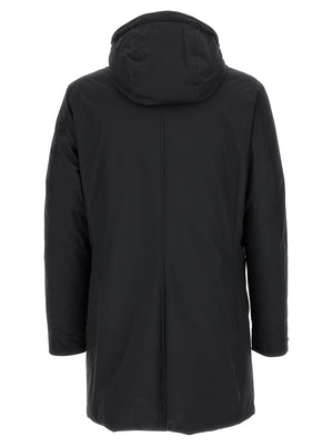 MooRER Blauer Wollparka
