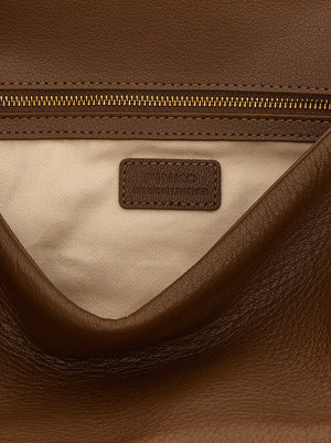 PINKO Schultertasche aus braunem Lammleder