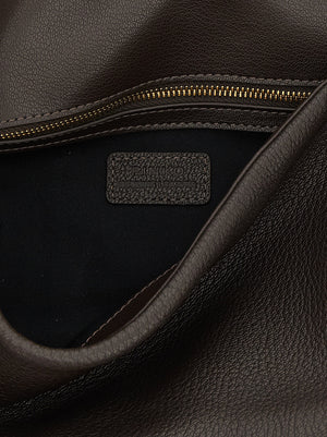 PINKO Schultertasche aus braunem Lammleder