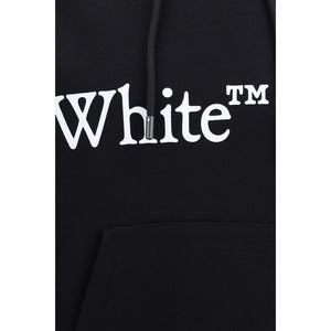 Off-White Schwarzer Baumwoll-Sweatshirt