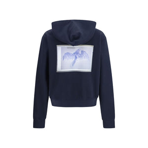 Maison Margiela Blauer Baumwoll-Sweatshirt
