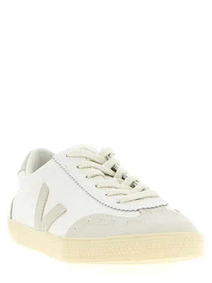 Veja Beige Echtleder Low-Top-Sneaker