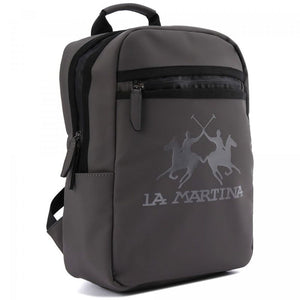 La Martina Grauer Rucksack aus Polyethylen