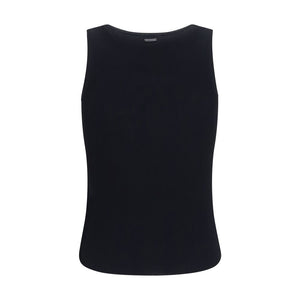 Max Mara Schwarze Tanktops aus Viskose