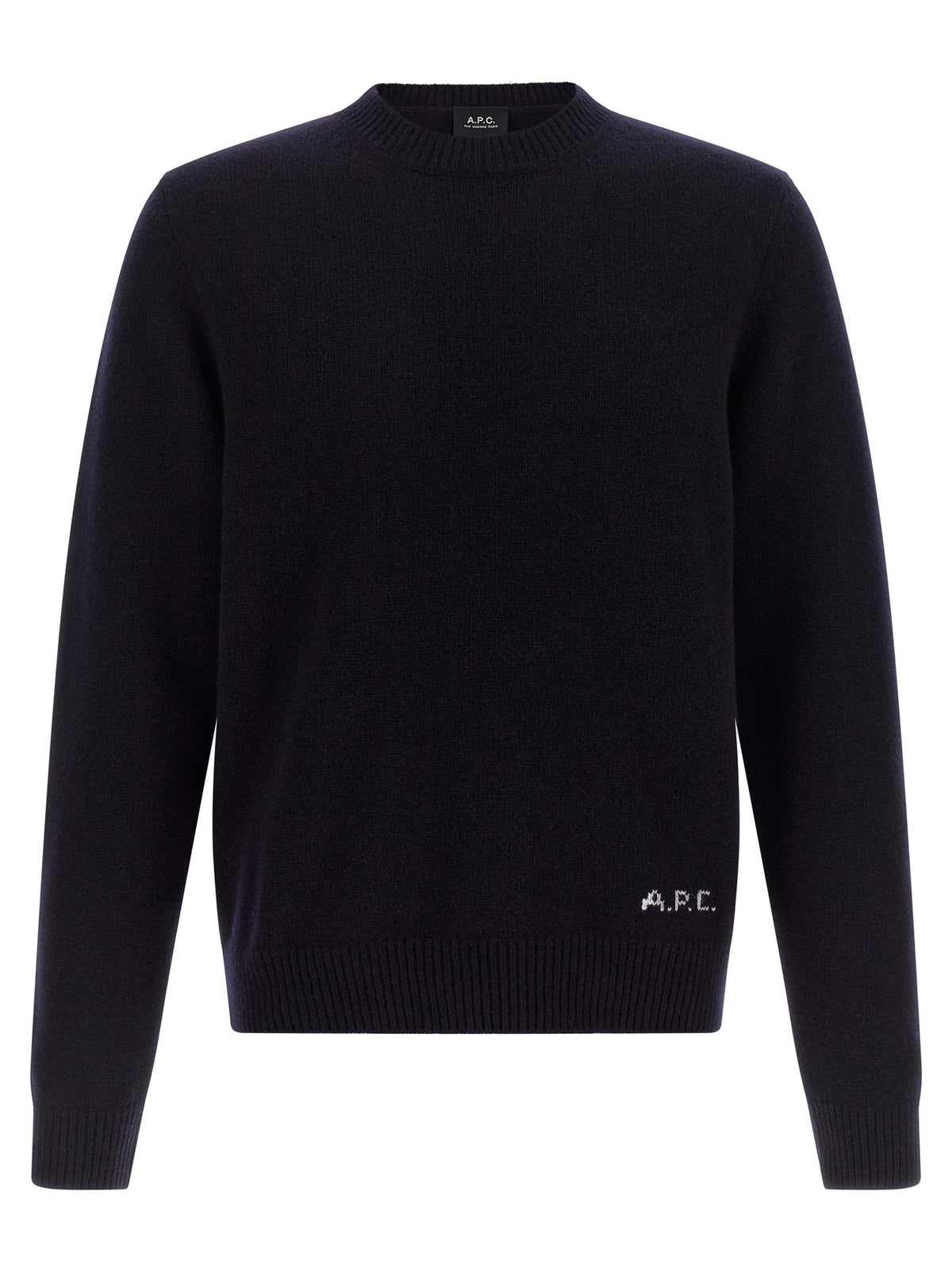 A.P.C. Blauer Wollcardigan