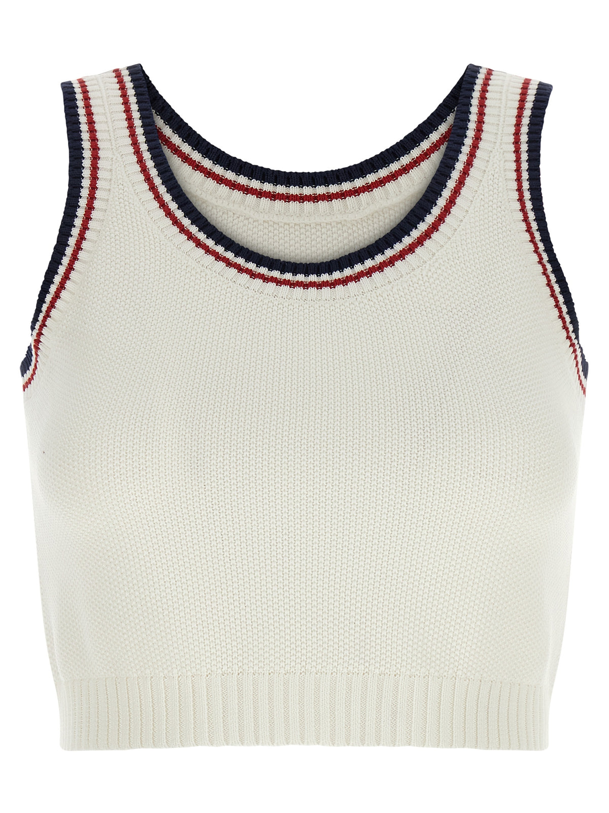 Brunello Cucinelli Weißes Baumwoll-Top