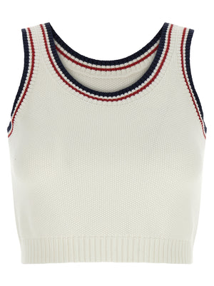 Brunello Cucinelli Weißes Baumwoll-Top
