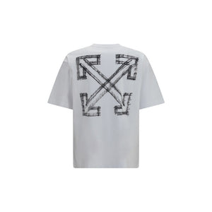 Off-White Weiße Baumwoll-Sportbekleidung
