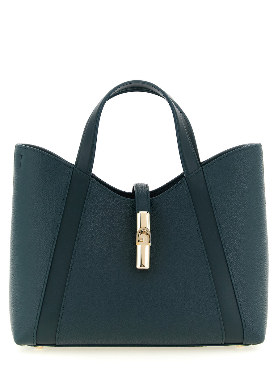 Furla Zweifarbige Kalbsleder-Tote Bag
