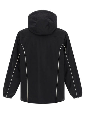 Diesel Schwarze Polyamid-Shell-Jacke
