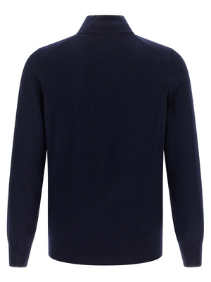 Brunello Cucinelli Blauer Kaschmir-Cardigan