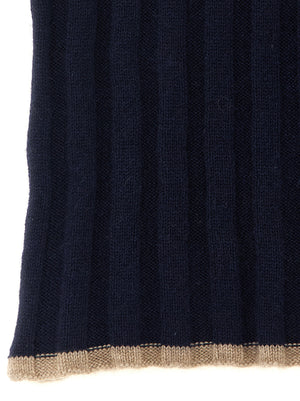 Brunello Cucinelli Blauer Kaschmirschal