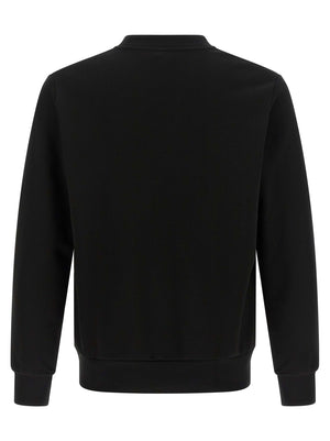 Lacoste Schwarzer Baumwoll-Sweatshirt