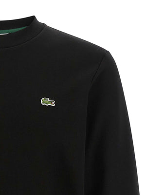Lacoste Schwarzer Baumwoll-Sweatshirt