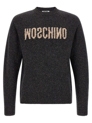 Moschino Grauer Wollcardigan