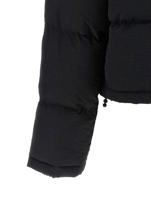 Moschino Schwarzer Bomber aus Polyamid