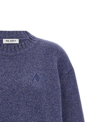 The Attico Blauer Cardigan aus Schurwolle