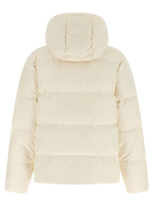 Polo Ralph Lauren Weiße Polyester-Jacke in voller Länge