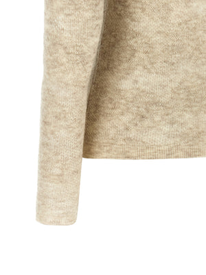 Brunello Cucinelli Beige Seidenstrickjacke