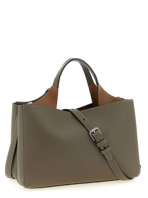 Tod's Graue Kalbsleder-Handtasche