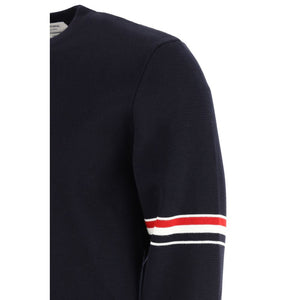 Thom Browne Blauer Baumwoll-Sweatshirt