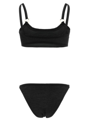 Hunza G Schwarzer Bikini aus Polyamid