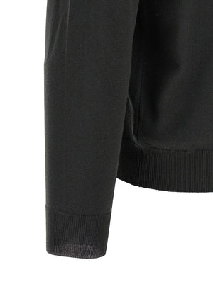 ZANONE Zweifarbige Poloshirt aus reiner Schurwolle