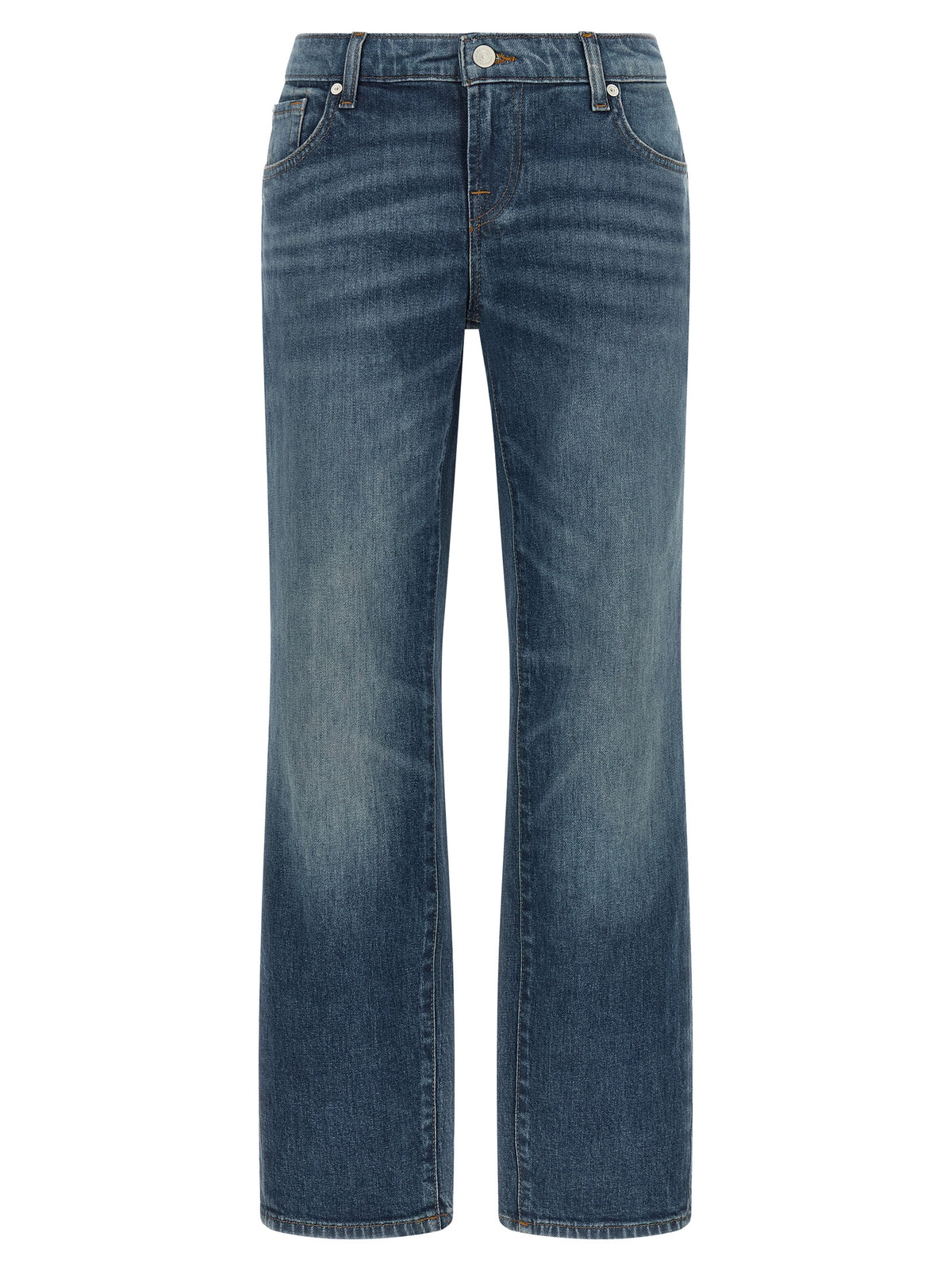 7 For All Mankind Blaue Jeans aus Baumwolle, Tapered Fit