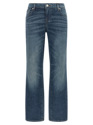 7 For All Mankind Blaue Jeans aus Baumwolle, Tapered Fit
