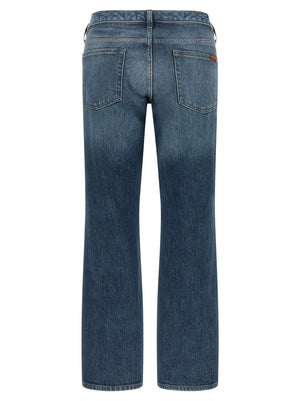 7 For All Mankind Blaue Jeans aus Baumwolle, Tapered Fit