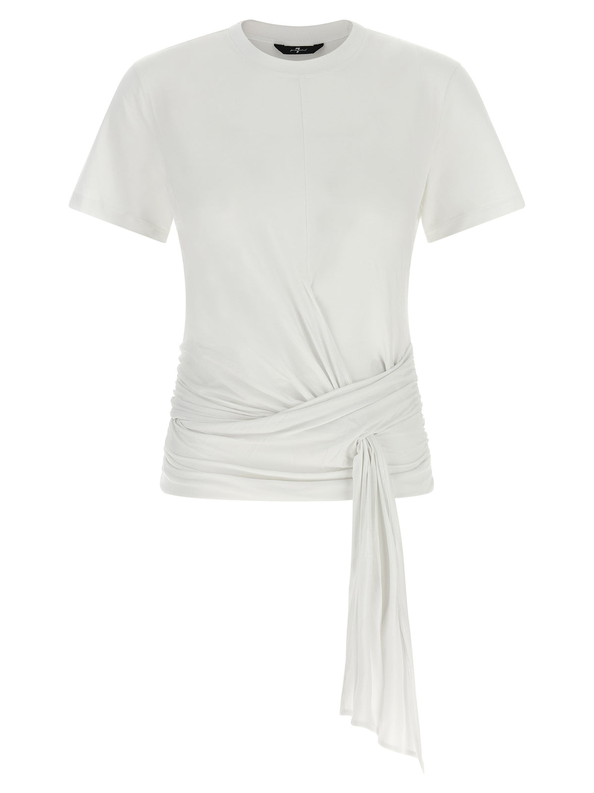 7 For All Mankind Weißes Lyocell T-Shirt