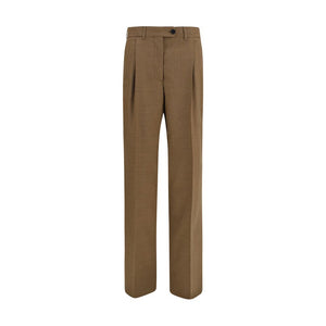 Prada Braune Hose Aries aus Wolle