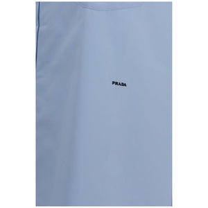 Prada Blaues Baumwollhemd