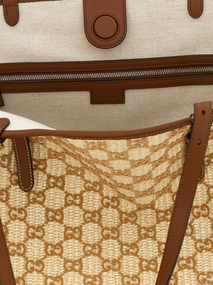 Gucci Braune Baumwolltasche