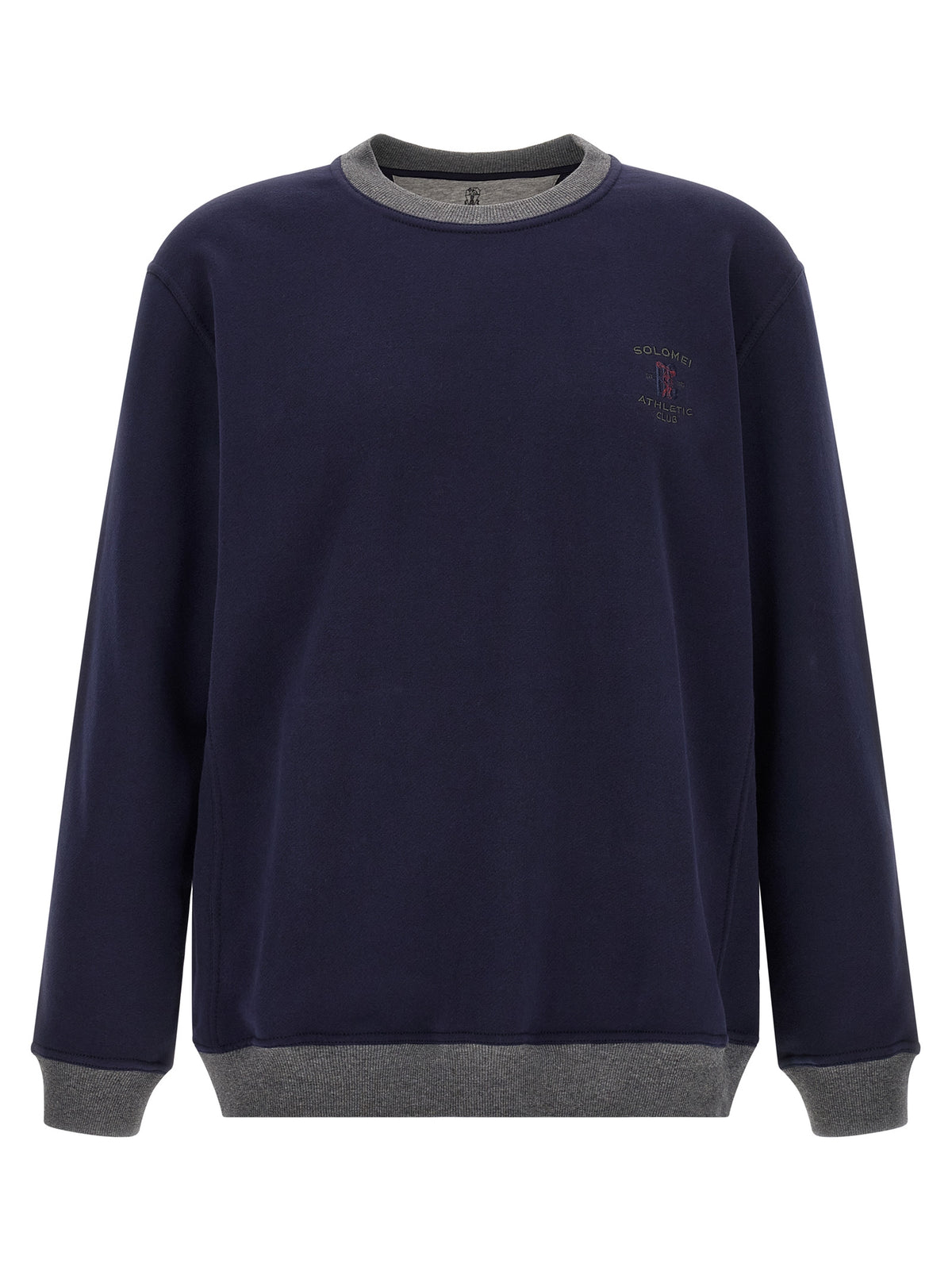 Brunello Cucinelli Blauer Baumwoll-Sweatshirt